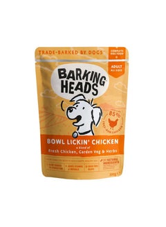 Wet Dog Food - Bowl Lickin' Chicken - No Artificial Flavours - Grain-Free Recipe (10 x 300 g)