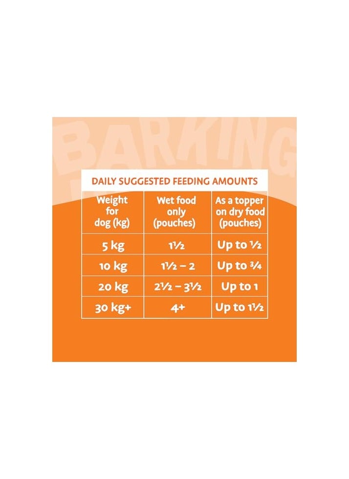 Barking Heads - Wet Dog Food - Bowl Lickin' Chicken - No Artificial Flavours - Grain-Free Recipe (10 x 300 g) - Image 1