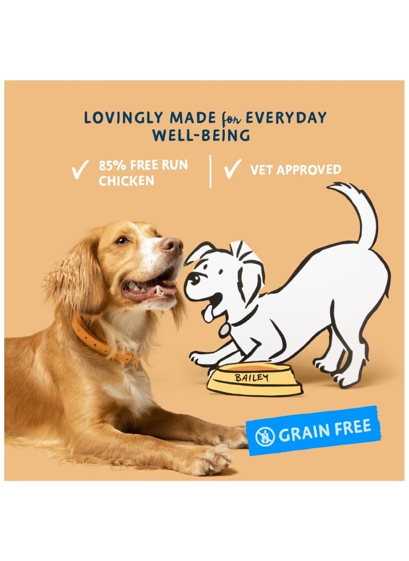 Barking Heads - Wet Dog Food - Bowl Lickin' Chicken - No Artificial Flavours - Grain-Free Recipe (10 x 300 g) - Image 1