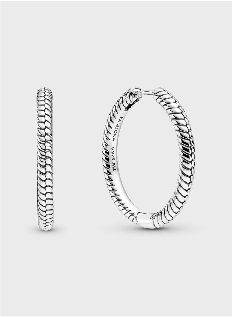 Pandora Moments Charm Hoop Earrings - Image 1