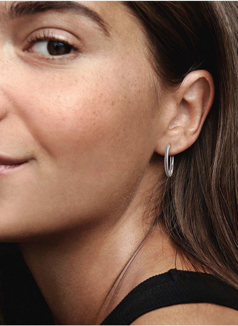 Pandora Moments Charm Hoop Earrings - Image 2