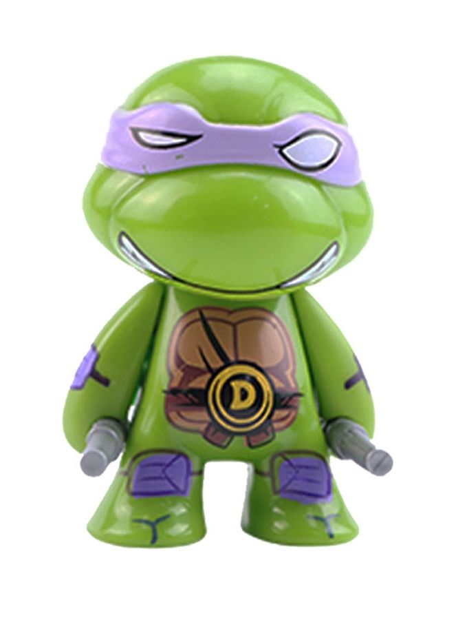 Set of 4 Cartoon Ninja Turtles Action Figure Set, Creative Decoration Toy, Collectible Model Statue Figure Toy, High Quality Cartoon Figure Toy Suitable for Car and Table Decoration 7CM - Image 4