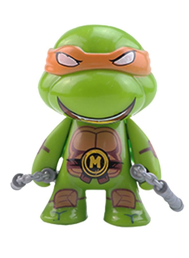 Set of 4 Cartoon Ninja Turtles Action Figure Set, Creative Decoration Toy, Collectible Model Statue Figure Toy, High Quality Cartoon Figure Toy Suitable for Car and Table Decoration 7CM - Image 5