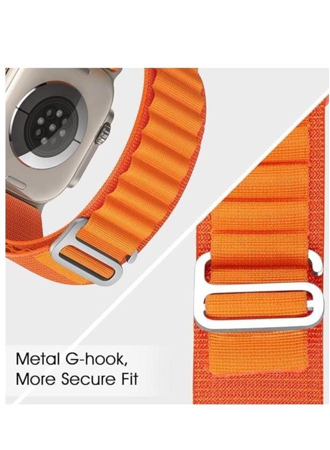 بروماس ساعة ذكية للغاية مع حزامين قابلين للتبديل (أسود وبرتقالي) - Image 4