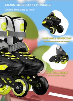 sway Kids Adjustable Roller Skates with Light Up Wheels, Outdoor Fitness Skates, Adjustable Roller Skates for Boys and Girls  - Image 2