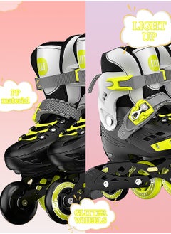 sway Kids Adjustable Roller Skates with Light Up Wheels, Outdoor Fitness Skates, Adjustable Roller Skates for Boys and Girls  - Image 5