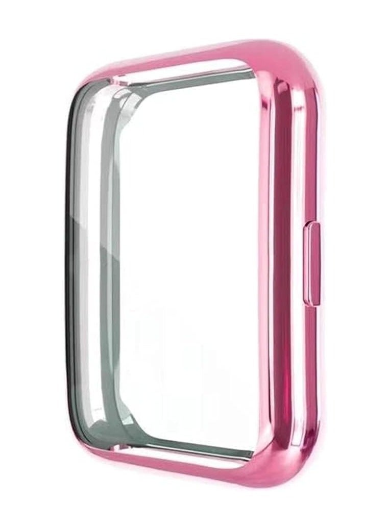 Soft TPU, Shock Resistance Flexible Screen Protector Case for Huawei Watch Fit 2 (Pink) - Image 1