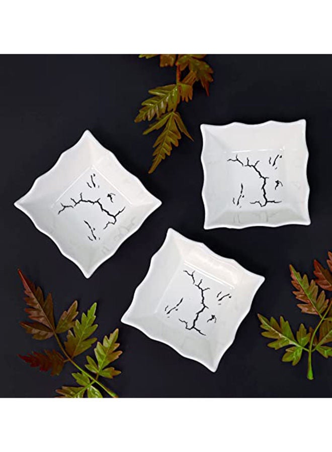 AKDC Ceramic Snack Dish Set of 3 Pieces Whiteware Crème Ramekins Dishes Oven  - Image 4