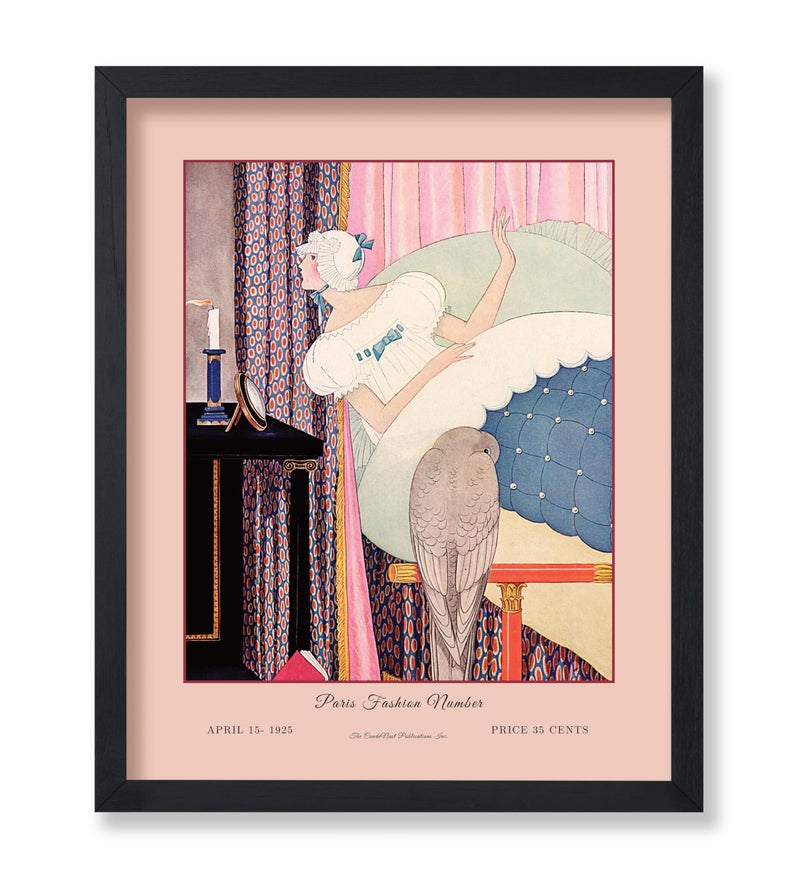Poster Master Magazine Cover Poster - Fashion Print - Paris Fashion Number Art - Gift for Men, Women & Fashionista - Aesthetic Wall Decor for Living Room, Bedroom or Office - 8x10 UNFRAMED Wall Art - Image 1