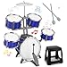 CHADRIGIVS Upgraded Kids Drum Set for Toddlers Plastic Musical Jazz Drum Instruments Kit Birthday Musical Learning Toys for 4 5 6 Boys Girls - Image 3