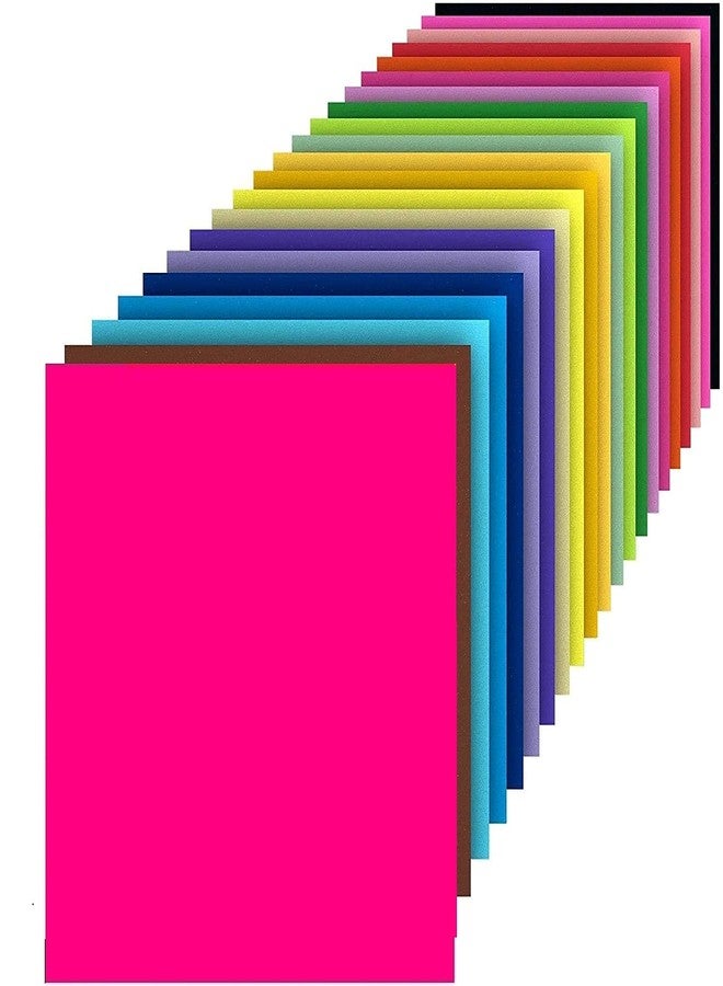 Kamal Neon Origami Paper 15 cm X 15 cm Pack of 100 Sheets (10 Sheet x 10 Color) Fluorescent Color Both Side Coloured for Origami, Scrapbooking, Project Work - Image 1