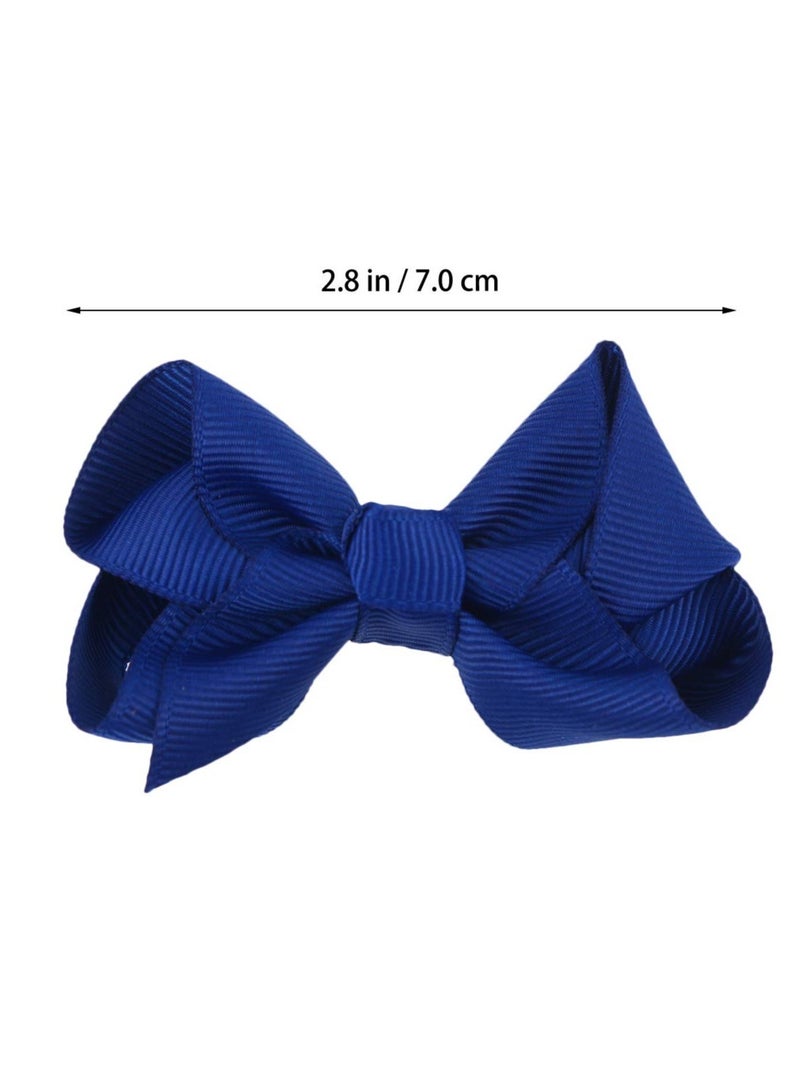 Excefore Hair Clips, Girls Small Hair Bows Grosgrain Ribbon Boutique Bows Clip Bow Tie Lovely Colorful Barrettes Hairpins Hair Accessories - Image 5