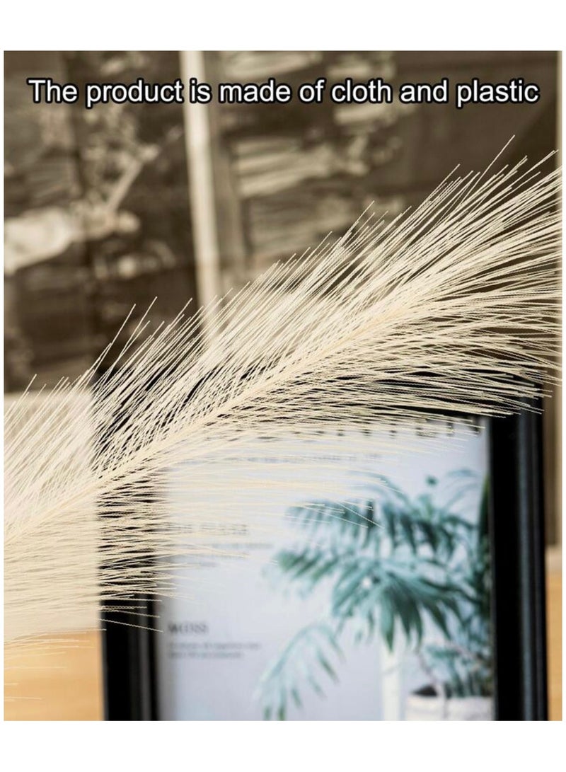 Generic 5 Pcs Beige Tall Fluffy Artificial Flowers for Home Decor  - Image 4