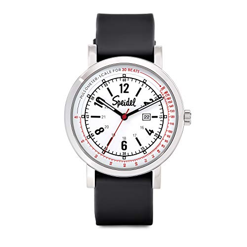 Speidel Scrub 30 Watch for Doctors, Nurses, EMT, Surgeons and Students w/Pulsometer in Black - Image 1
