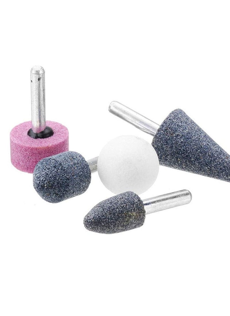DEFAONS - Defaons Grinding stone Set Of 5 Pcs Stone Rotary Grinding Bits with 1/4 Inch Shank - Image 1