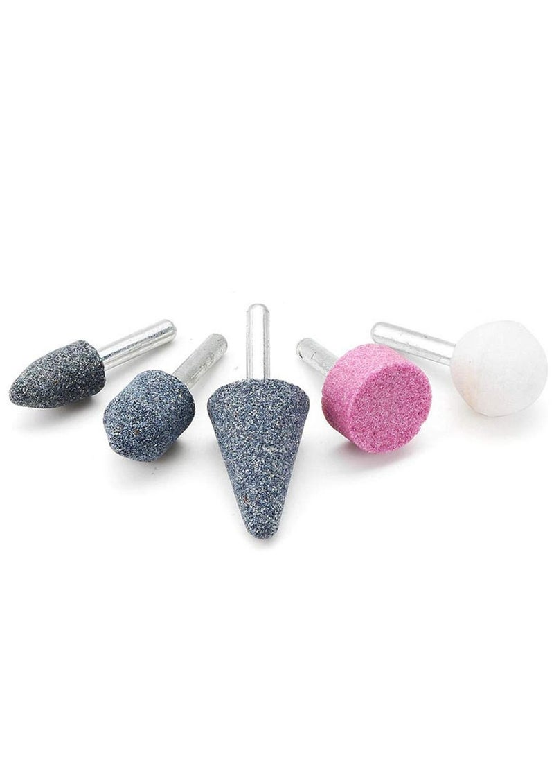 DEFAONS - Defaons Grinding stone Set Of 5 Pcs Stone Rotary Grinding Bits with 1/4 Inch Shank - Image 1