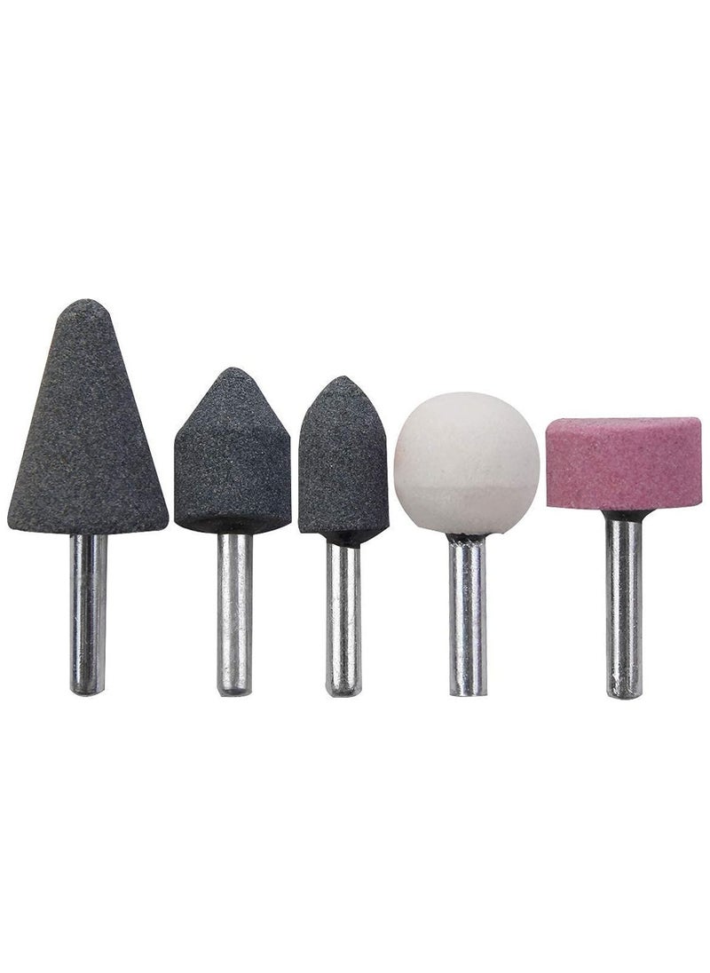 DEFAONS - Defaons Grinding stone Set Of 5 Pcs Stone Rotary Grinding Bits with 1/4 Inch Shank - Image 1