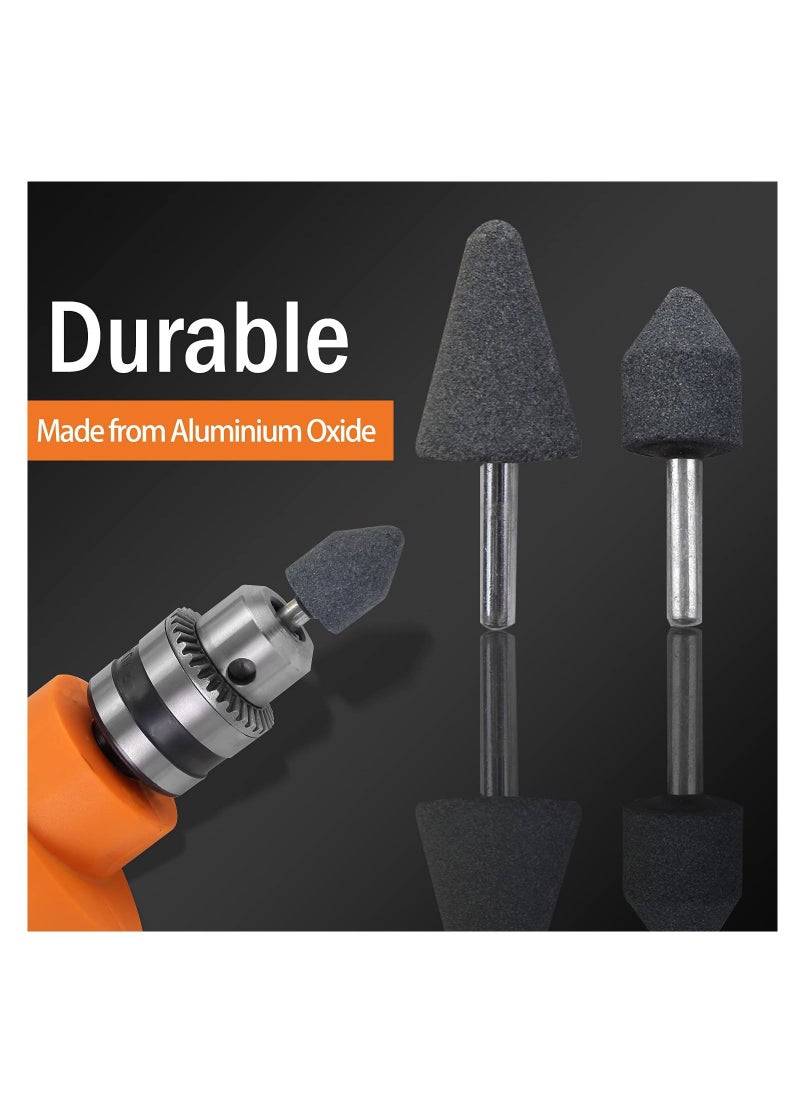 DEFAONS - Defaons Grinding stone Set Of 5 Pcs Stone Rotary Grinding Bits with 1/4 Inch Shank - Image 1