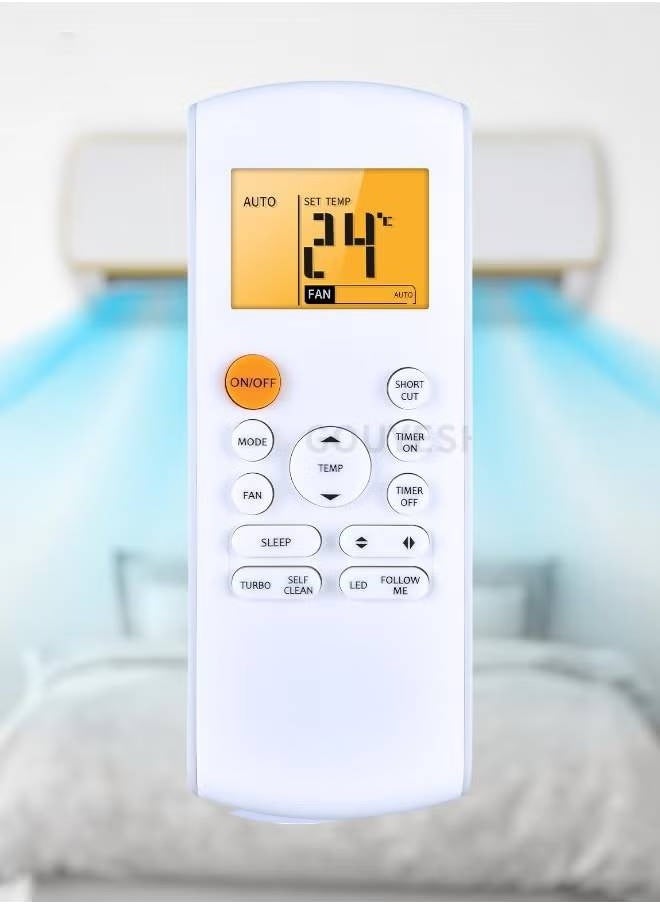 NEW Original Remote Control RG57A16/BGEF for Midea FRESH AC Air Conditioner – Compatible with RG57A2/BGEF Models – Cool & Heat Modes, Backlight, Precise Control, Easy-to-Use, Durable High-Quality Replacement