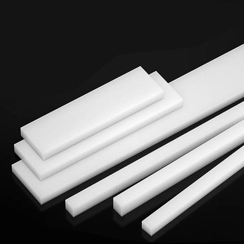 Nylon Plastic Plate Sheet 2PCS White 12mm Thickness 40x500mm Wear Resistant PA6 - Image 2