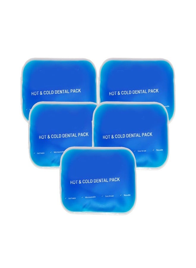 Medisky Mini Hot and Cold Dental Pack (14x9cm) for Fever Relief, Sports Injuries, Back Pain, Muscular Pain and Dental Care Essentials (Pack of 5) - Image 1