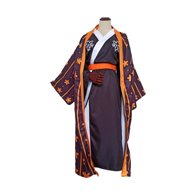 One Piece Wano Cosplay - Luffy Zoro Law Kimono Falgaro