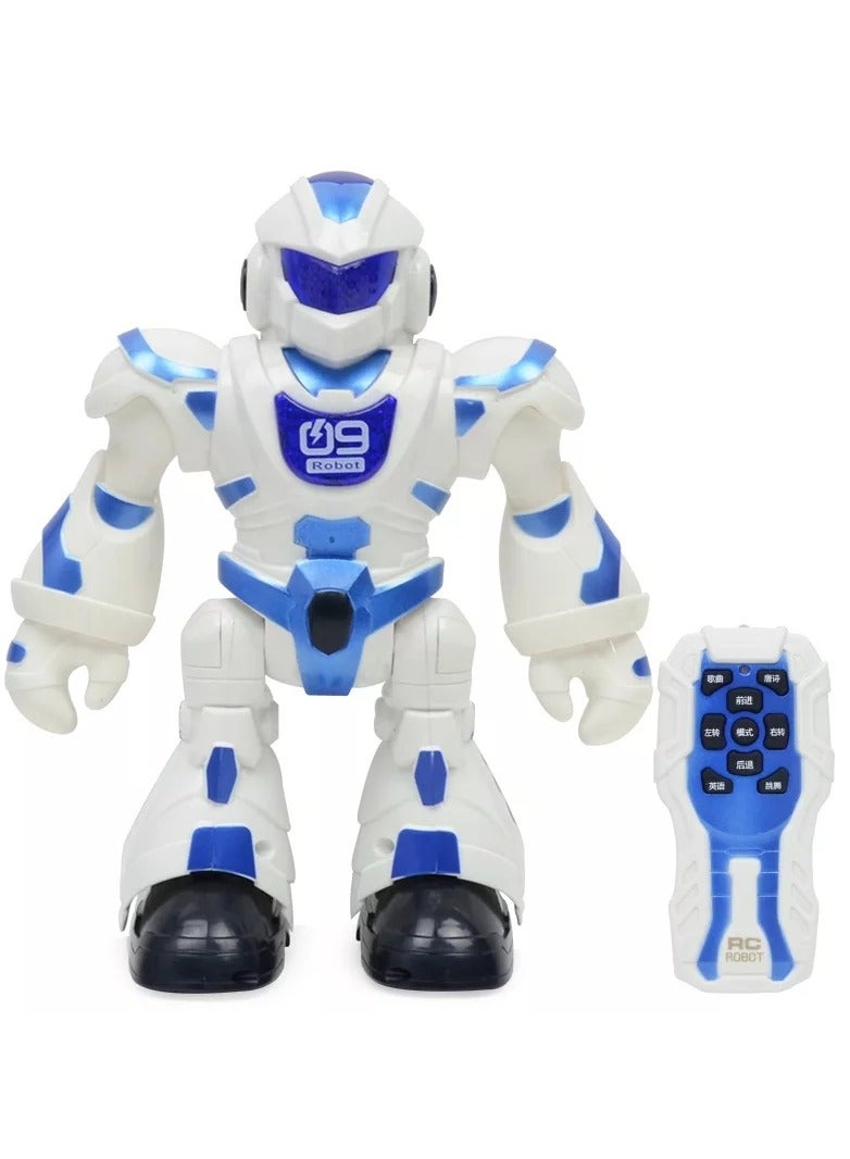 1 Pc Random Color Remote Control Dancing Robot Toy With Light And Music 6+ Years 