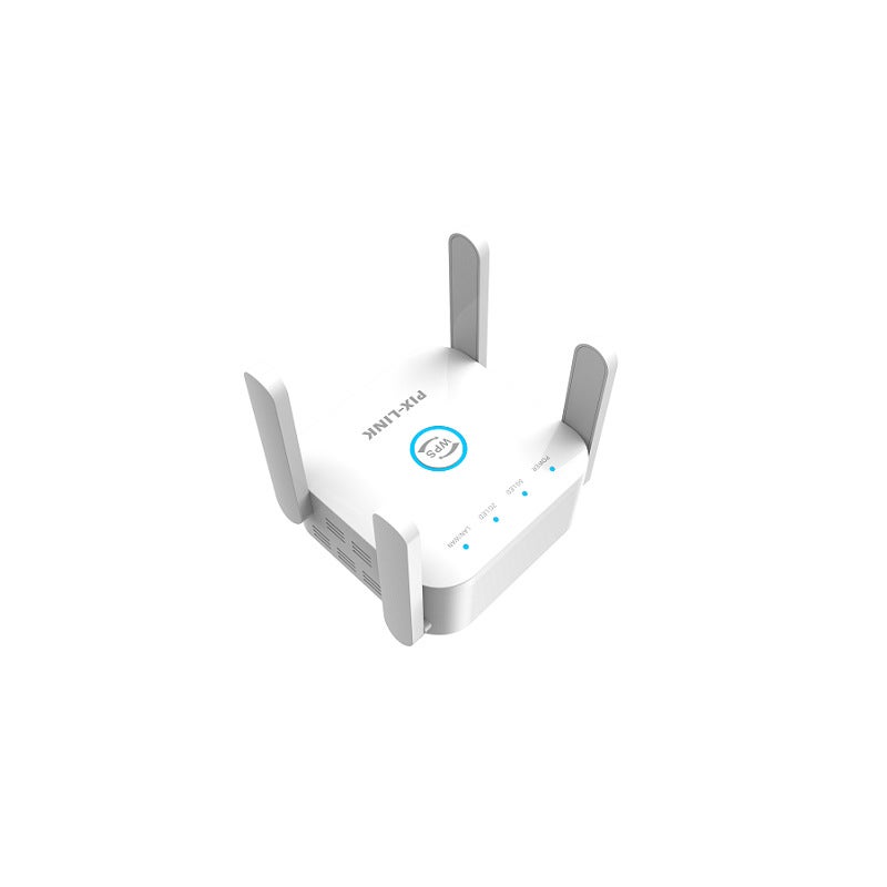2.4G Dual Frequency 1200MM, WiFi Wireless Repeater Signal Amplifier WiFi Signal Booster, Access Point (UK/White) - Image 1