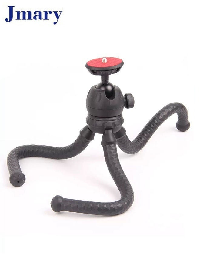 Jmary MT-25 - Table Top Mini Portable Flexible Tripod Stand for Mobile Phones and DSLR & Digital Cameras - Coming with Universal Mobile Phone Holder - Image 1
