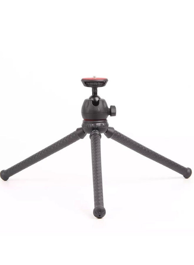 Jmary MT-25 - Table Top Mini Portable Flexible Tripod Stand for Mobile Phones and DSLR & Digital Cameras - Coming with Universal Mobile Phone Holder - Image 2