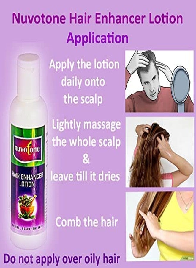 Nuvotone Anti Grey Greying Itchy Scalp Hair Care Lotion Tonic Oil, Control Hair Fall Loss Thinning, for Silky Shine Strong Healthy Hair, Aloe Vera Shampoo and Aloe Vera olive body oil Combo Pack of 3 (Each 100ml) - Image 4