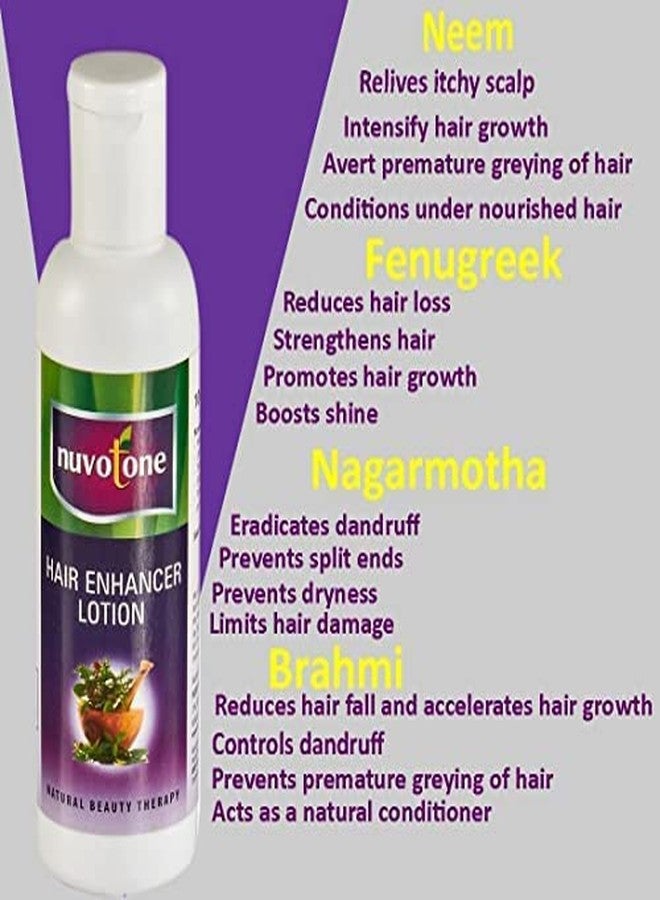 Nuvotone Anti Grey Greying Itchy Scalp Hair Care Lotion Tonic Oil, Control Hair Fall Loss Thinning, for Silky Shine Strong Healthy Hair, Aloe Vera Shampoo and Aloe Vera olive body oil Combo Pack of 3 (Each 100ml) - Image 3