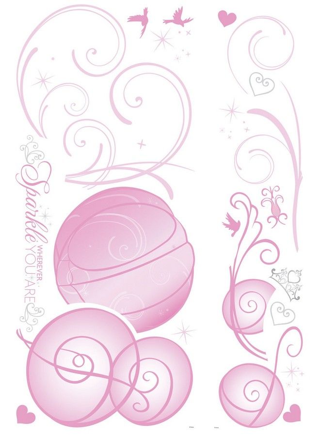 RoomMates Disney Princess Scrl Car Gt Dc (Multicolor) - Image 4