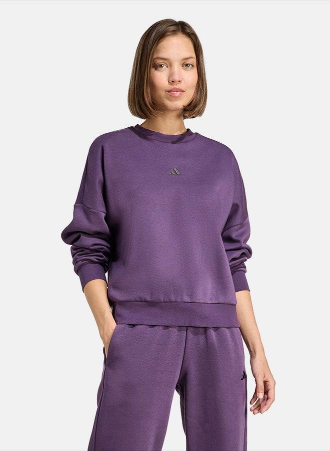 Adidas Essentials Small Logo Feelcozy Sweatshirt - Image 1