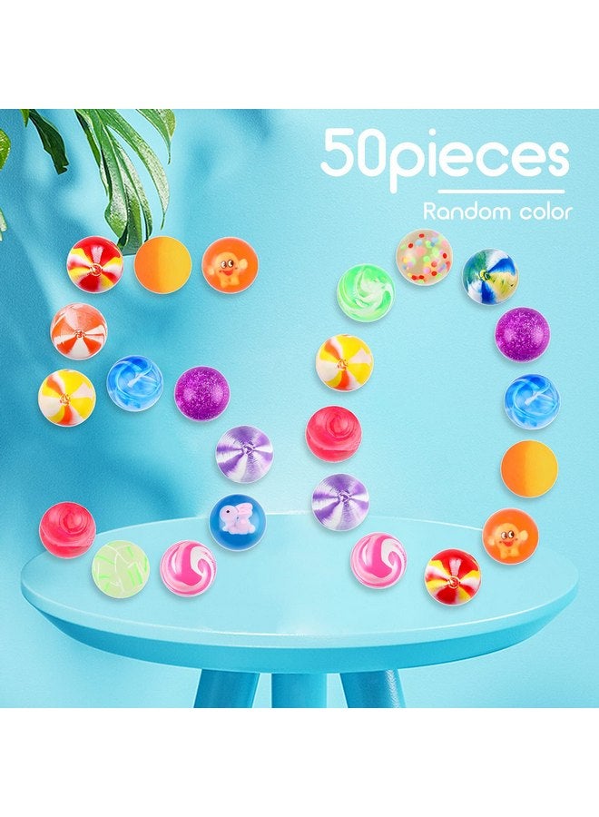 Sumind Sumind 50 Pieces Bouncy Balls 38mm Rubber Balls Bulk Bouncy Balls for Kids Mixed Color Bouncing Balls Birthday Party Favors Bag Fillers  - Image 2