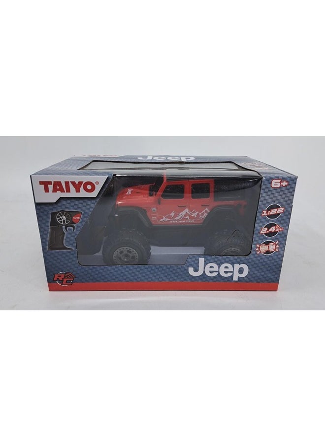TAIYO - Taiyo Jeep Wrangler Sahara Unlimited - Red (1/22) - Image 1