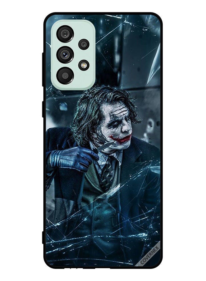 Covernex Protective Case Cover For Samsung Galaxy A53 5G He Is So Serious Behind Cracked Glass - Image 1