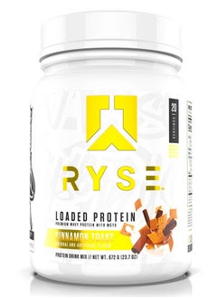 RYSE Premium Whey Protein, Cinnamon Toast 20 Servings 672g 