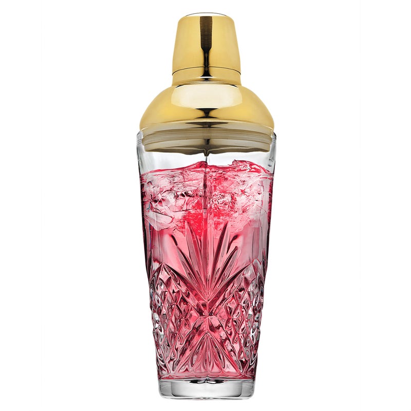 Godinger Dublin Cocktail Shaker Martini Shaker 17oz Gold