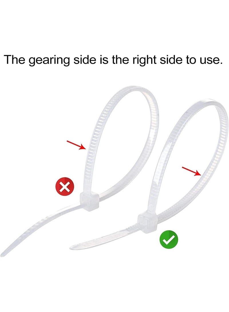 Nylon Cable Tie White 100Pcs (2.5x200mm) - Image 3