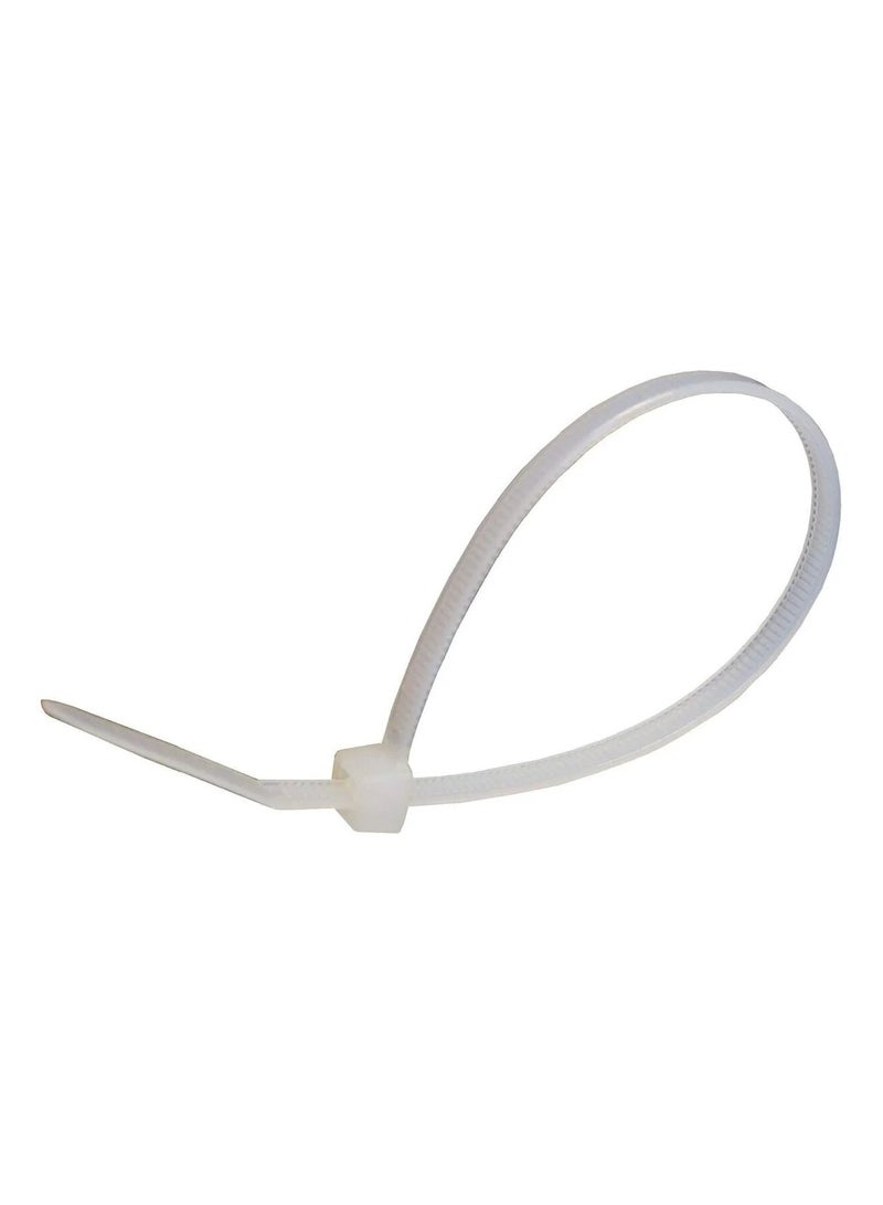 Nylon Cable Tie White 100Pcs (2.5x200mm) - Image 4