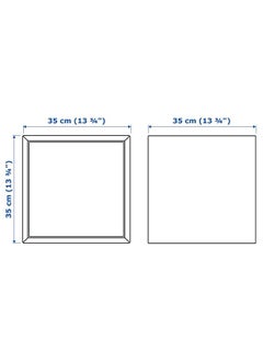 بيوينتي خزانة مع باب، أبيض، 35x35x35 سم  - Image 3