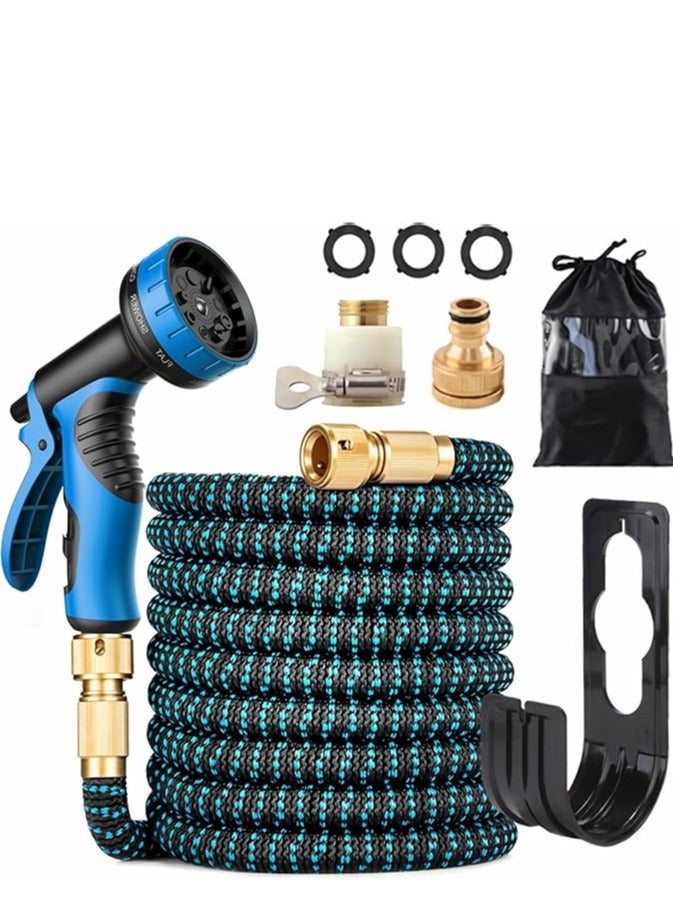 TOP ONE Garden Hose, 50ft Expandable Water Hose, Green Garden Hose with Multi Style Sprayer,Water hose for all gardening needs and outdoor activities , High Quality Green Garden Hose - Image 1