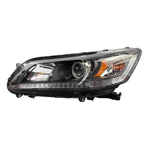 IBESTWOLF Front Left Headlight Headlamp Halogen Led Driver Side LH for 2013 2014 2015 Honda Accord 4 door Sedan HO2502151 - Image 1