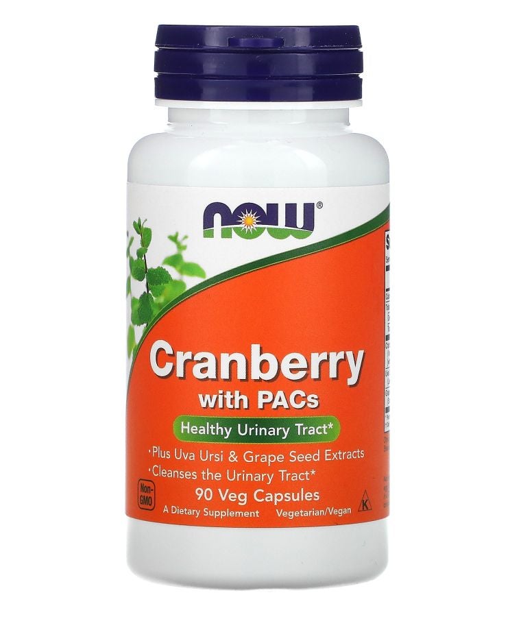 now Cranberry with PACs 90 Veg Capsules