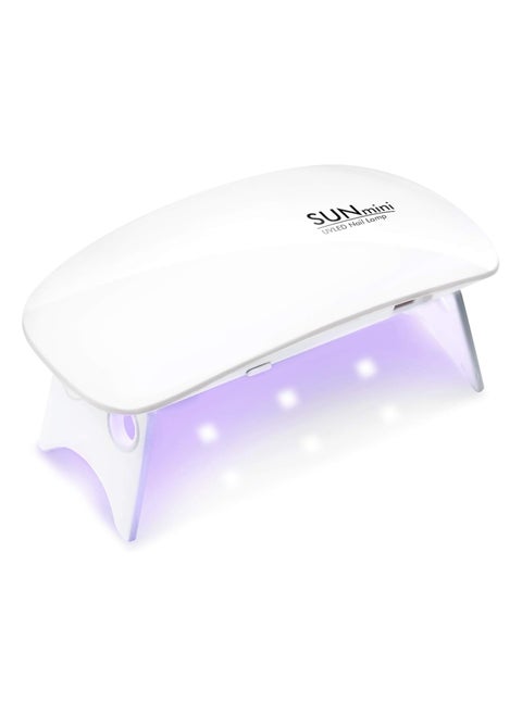 6W UV LED Nail Dryer, Portable Curing Lamp Light Fast Drying for Manicure/Pedicure, 2 Timing Settings 45s/60s, UV Lamp with USB