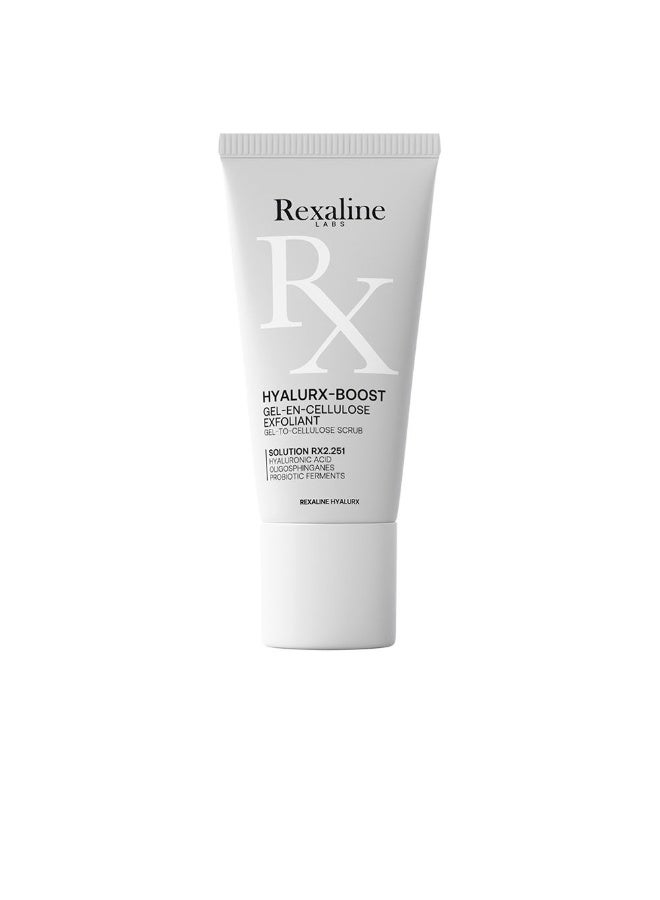 Rexaline Hyalurx-Boost Gel-to-Cellulose Scrub 15ml - Image 1