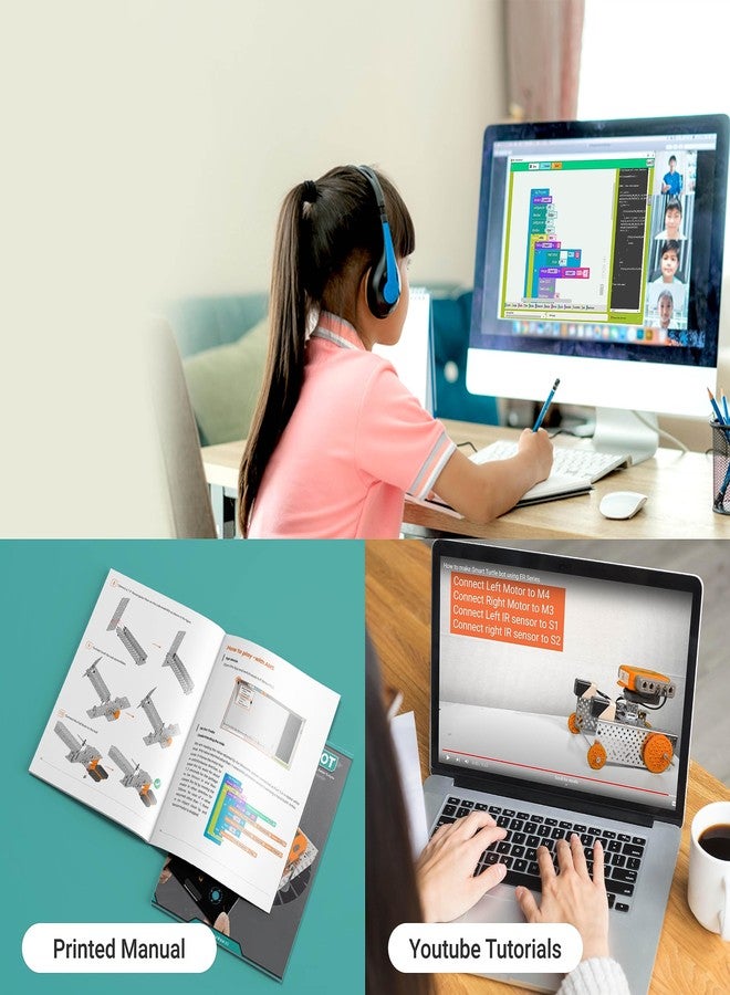 Avishkaar ABot, 5-in1 DIY Robotics & Coding Kit for Kids Aged 8-12, Controlled with Mobile App & Desktop Software, 50+ Parts, Learning & Educational STEM Kit, Made in India - Image 5
