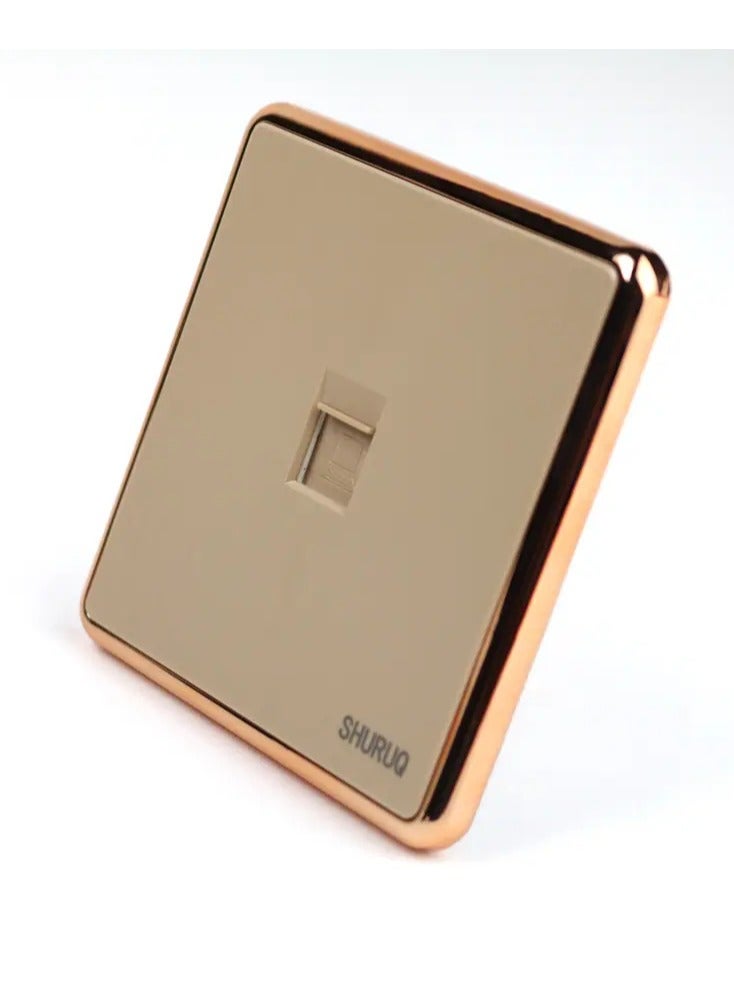 SHURUQ Golden wall internet socket - Image 3