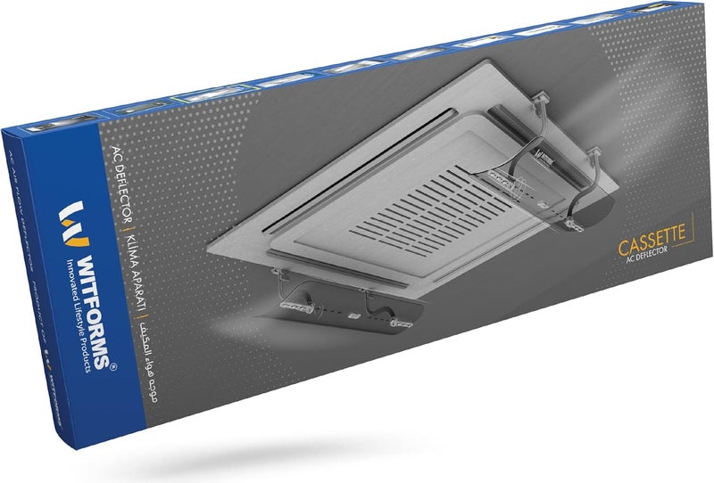 Witforms /Cassette - Adjustable AC Air Deflector, Suitable for Cassette Air Conditioner’s, Easy to Install and Remove - Image 2